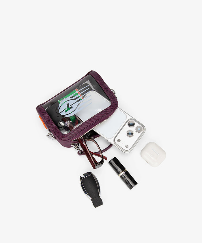 WNBA Toronto Tempo Mini Clear Crossbody Bag