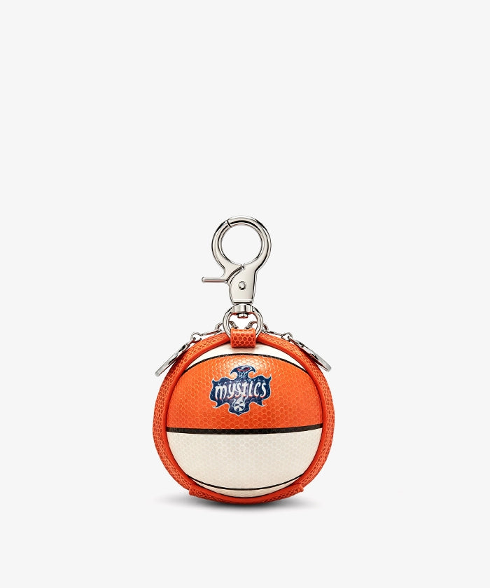 WNBA Washington Mystics Mini Basketball Keychain Pouch