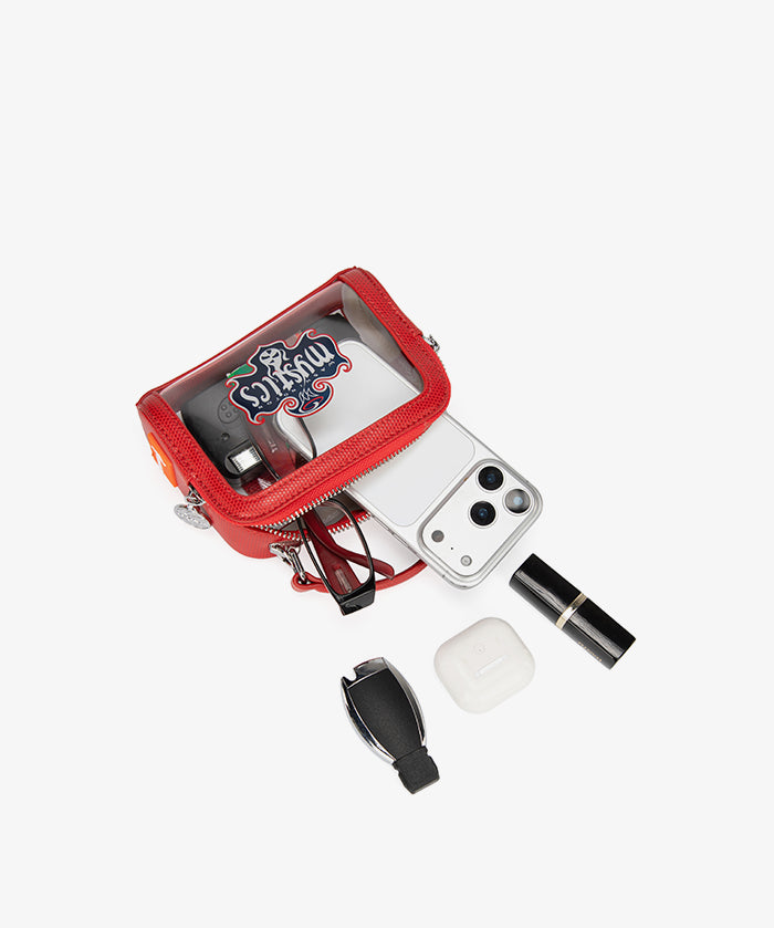 WNBA Washington Mystics Mini Clear Crossbody Bag